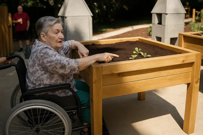 Bacs potagers pour PMR